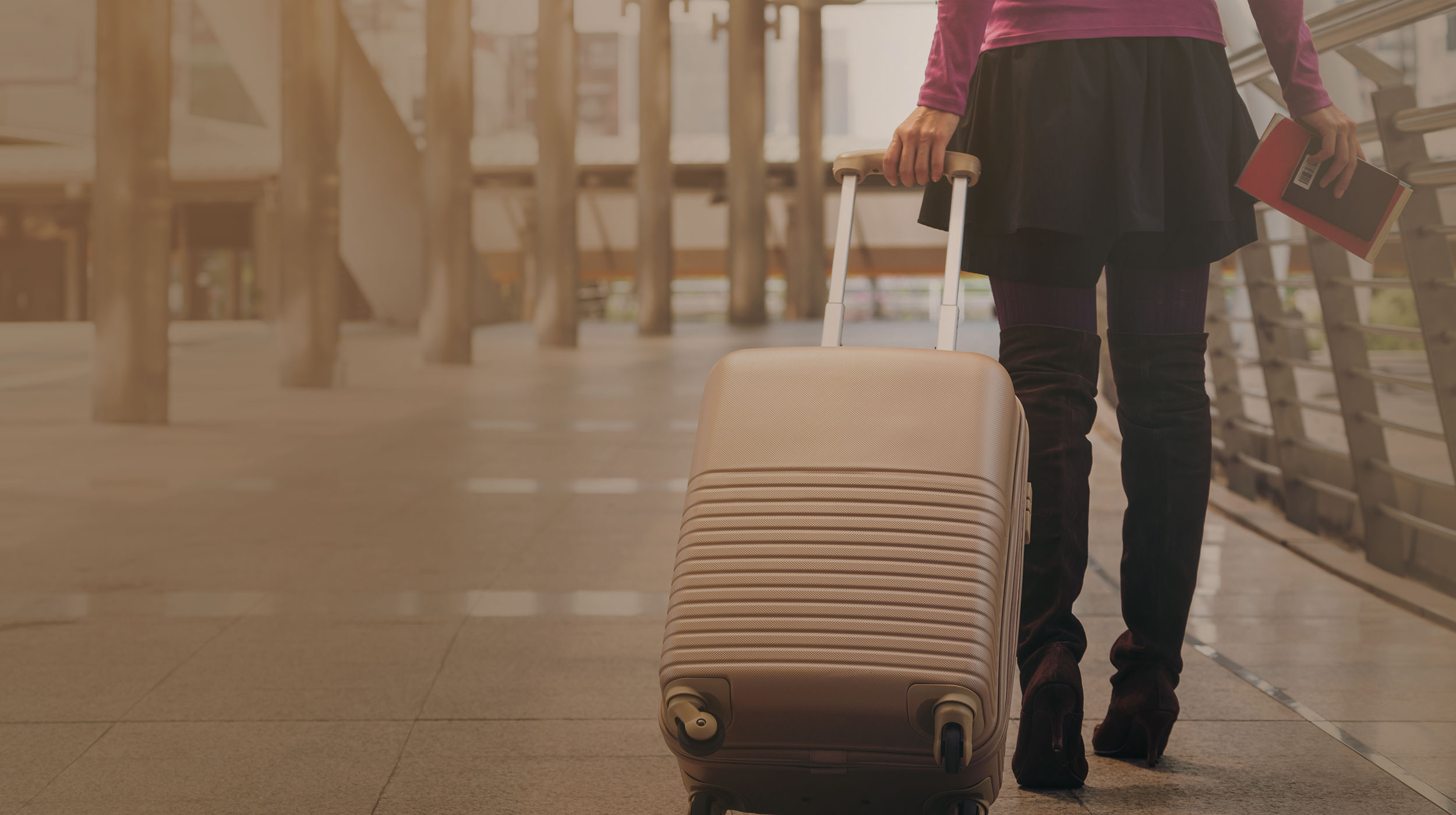 woman at the airport