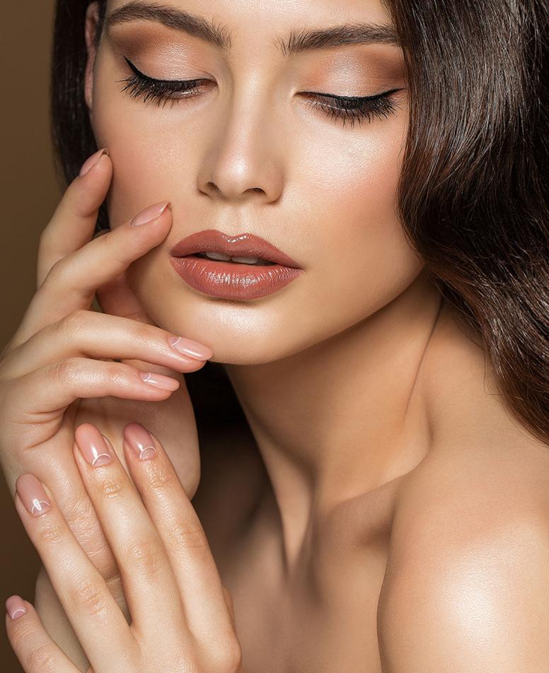 Close-up of a woman's face